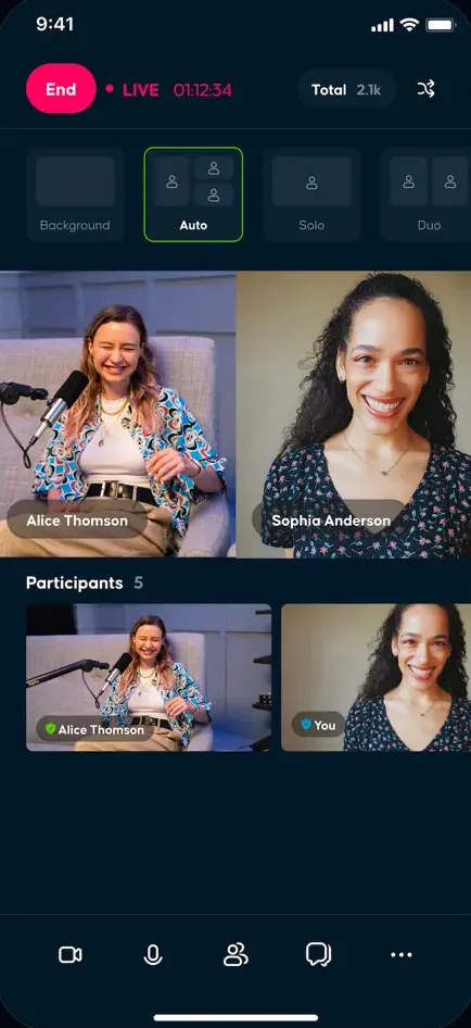 Rumble Studio on iPhone: Your online streaming studio